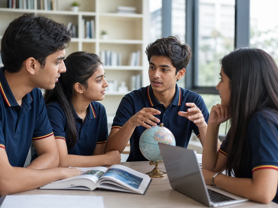 O Levels students at American School of A.I.