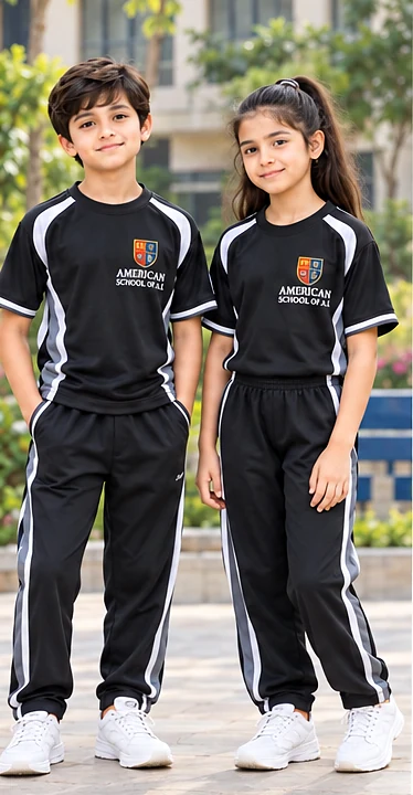 Grade 3 - 5 Black & Grey PE uniform