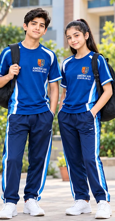 Grade 6 - 10 Blue & White PE uniform
