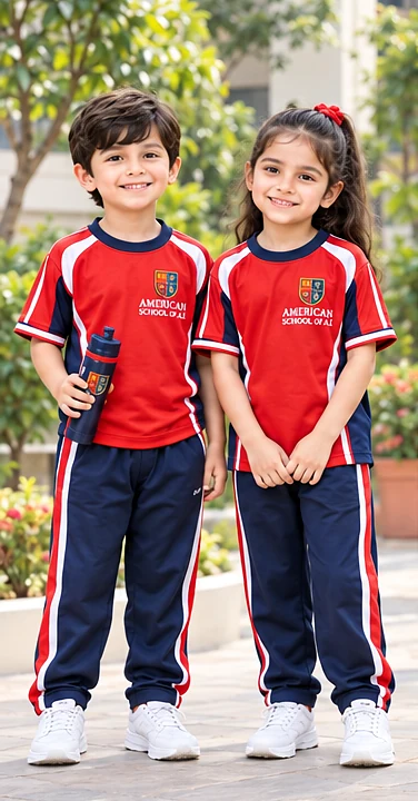 Nursery - KG Red & Navy PE uniform